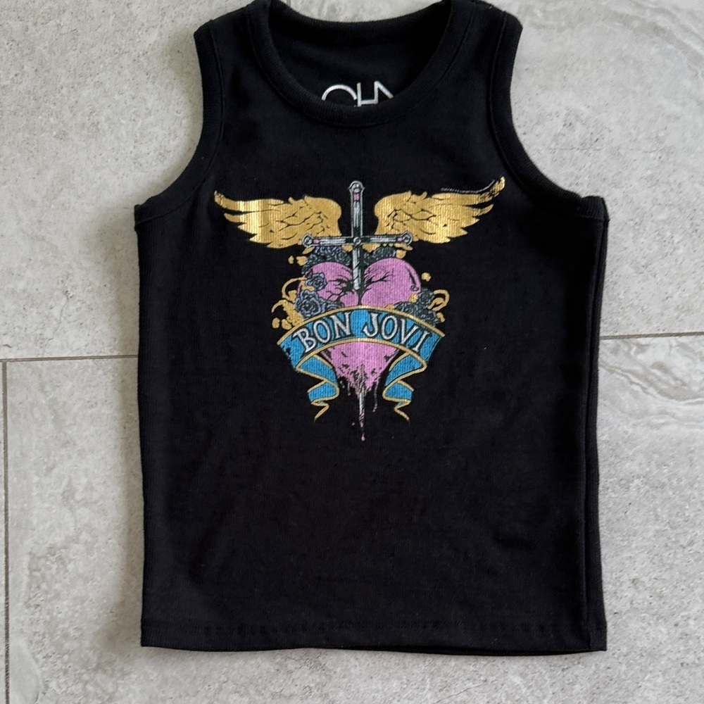 Chaser Bon Jovi Graphic Tank kids 6